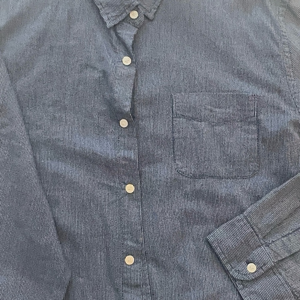 J. Crew Blue Casual Button Down Shirt